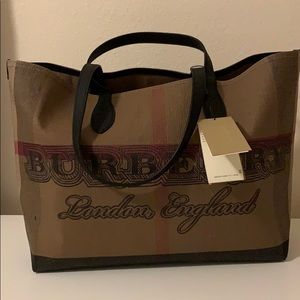 Burberry Doodle Black Tote
